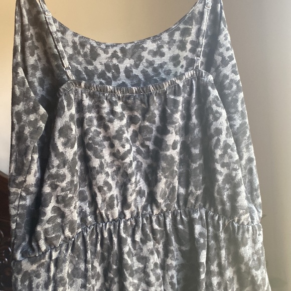Old Navy Leopard Print Slub Knit Cami Midi Dress - Picture 9 of 15